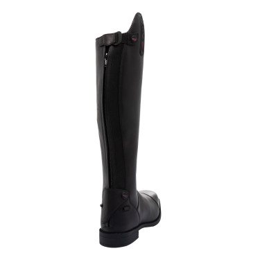 Unisex-Stiefel Supreme aus weichem Leder mit rückseitigem Reißverschluss Schwarz