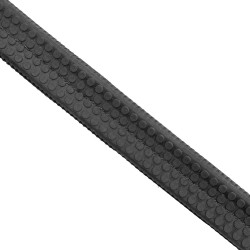 Anatomisches Equestro-Zaumzeug mit gebogener Nasenriemenführung Schwarz