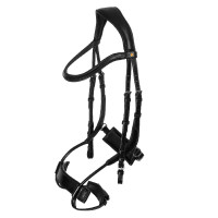 Anatomisches Zaumzeug Comfitec Equestro aus Leder Schwarz Anatomisches Zaumzeug Comfitec Equestro aus Leder Schwarz
