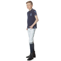 Reithose F&C Saint Malo Junior Weiß Weiß