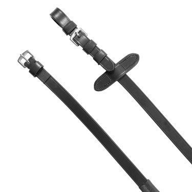 Equestro-Zaumzeug mit einfachem Reithalfter und breitem, gebogenem Genickstück Schwarz