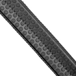 Equestro-Zaumzeug mit einfachem Reithalfter und breitem, gebogenem Genickstück Schwarz