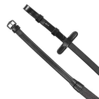 Equestro-Zaumzeug mit gebogener Vorderform Schwarz