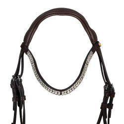 Trense Equestro Softy Cover Dunkelbraun Trense Equestro Softy Cover Dunkelbraun