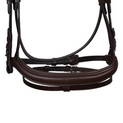 Trense Equestro Softy Cover Dunkelbraun Trense Equestro Softy Cover Dunkelbraun