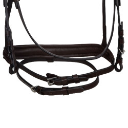 Trense Equestro Softy Cover Dunkelbraun Trense Equestro Softy Cover Dunkelbraun
