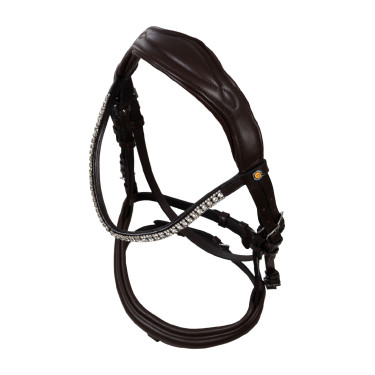 Trense Equestro Softy Cover Dunkelbraun Trense Equestro Softy Cover Dunkelbraun