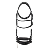 Hackamore-Zaumzeug Supreme Schwarz Hackamore-Zaumzeug Supreme Schwarz