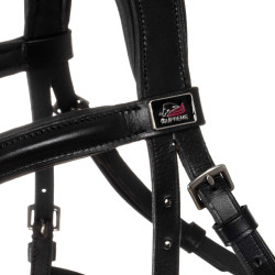 Hackamore-Zaumzeug Supreme Schwarz
