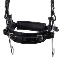 Hackamore-Zaumzeug Supreme Schwarz