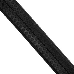 Trense Supreme mit gebogener anatomischer Nasenkrause Schwarz