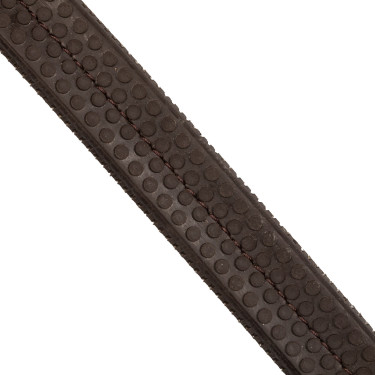 Trense Supreme mit gebogener anatomischer Nasenkrause Dunkelbraun