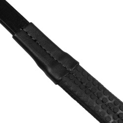 Trense Supreme Hemelite Dressur mit Gummizügeln Schwarz