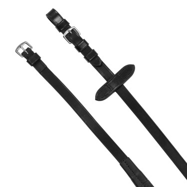 Trense Supreme Hemelite Dressur mit Gummizügeln Schwarz