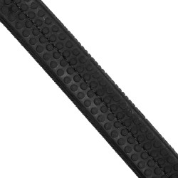 Trense Supreme Hemelite Dressur mit Gummizügeln Schwarz