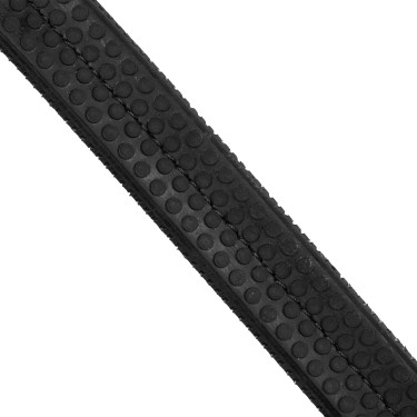 Trense Supreme Hemelite Dressur mit Gummizügeln Schwarz