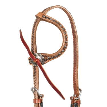 Western-Zaumzeug Pool’s Dekor Teppich Natürlich Braun