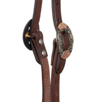 Western-Zaumzeug Pool’s One-Ear mit German Buckles Geölt