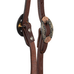 Western-Zaumzeug Pool’s One-Ear mit German Buckles Geölt