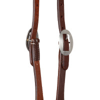 Western-Zaumzeug Pool’s One-Ear aus Leder Geölt