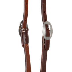 Western-Zaumzeug Pool’s One-Ear aus Leder Geölt