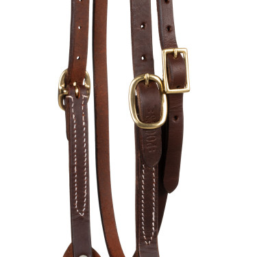 Western-Zaumzeug Pool’s Quick Change mit geradem Stirnriemen Geölt