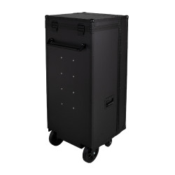 Sattelkammer-Spind Equestro, schwarzes Material, 65×62×138 cm Schwarz F026 Sattelkammer-Spind Equestro, schwarzes Material, 65×62×138 cm Schwarz F026