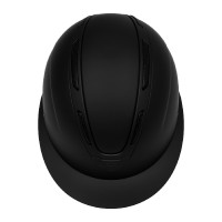 Damen-Reithelm Equestro Apocalypse mit matter Schale, EN 1384:2023 zertifiziert Schwarz / schwarz