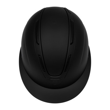 Damen-Reithelm Equestro Apocalypse mit matter Schale, EN 1384:2023 zertifiziert Schwarz / schwarz