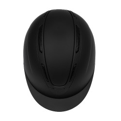 Unisex-Reithelm Equestro Apocalypse, matte Schale, EN 1384-2023 Schwarz / schwarz