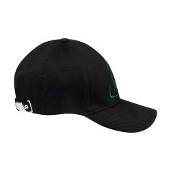 Unisex-Baseballkappe von Acavallo Schwarz