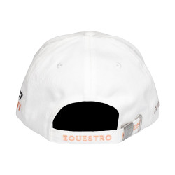 Damenkappe Equestro mit Strass-Logo Weiß Wei&amp;szlig;