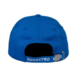 Unisex-Kappe Equestro x FISE Blau aus Savoyen