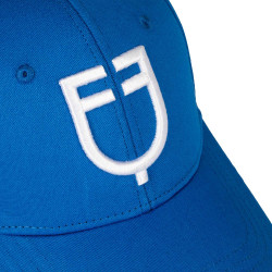 Unisex-Kappe Equestro x FISE Blau aus Savoyen
