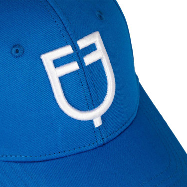 Unisex-Kappe Equestro x FISE Blau aus Savoyen