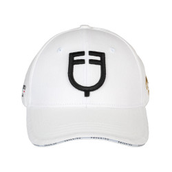 Unisex-Kappe Equestro x FISE Weiß Wei&amp;szlig;