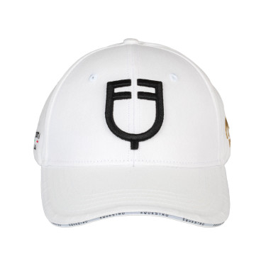 Unisex-Kappe Equestro x FISE Weiß Wei&amp;szlig;