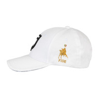 Unisex-Kappe Equestro x FISE Weiß Wei&amp;szlig;