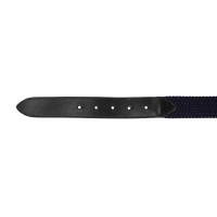Elastischer Equestro-Gürtel mit schwarzer Logo-Schnalle Marine Marineblau