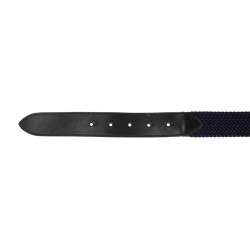 Elastischer Equestro-Gürtel mit schwarzer Logo-Schnalle Marine Marineblau