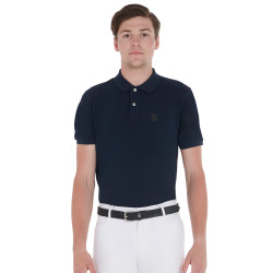 Elastischer Ledergürtel Equestro Schwarz