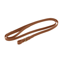 Lange, robuste Equestro-Messingkette Cognac Braun