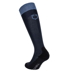 Equestro Technical Basic Socken im 3er-Pack Korallenblau / eisgrau / Marineblazer