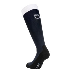 Equestro Technical Basic Socken im 3er-Pack Schwarz Weiß / Marineblazer Weiß / Asphalt Schwarz