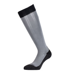 Unisex Equestro Basic Socken aus technischem Gewebe Asphalt / Schwarz