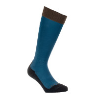 Unisex Equestro Basic Socken aus technischem Gewebe Asphalt / Schwarz