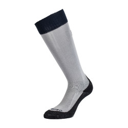 Unisex Equestro Basic Socken aus technischem Gewebe Eisgrau / Marineblazer