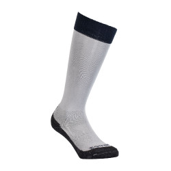 Unisex Equestro Basic Socken aus technischem Gewebe Eisgrau / Marineblazer