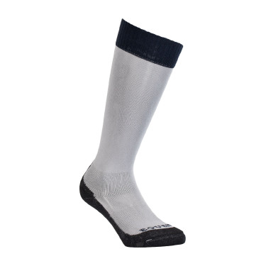 Unisex Equestro Basic Socken aus technischem Gewebe Eisgrau / Marineblazer