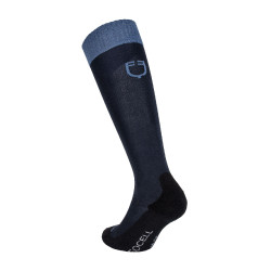 Unisex Equestro Basic Socken aus technischem Gewebe Marineblazer / Berling Sea